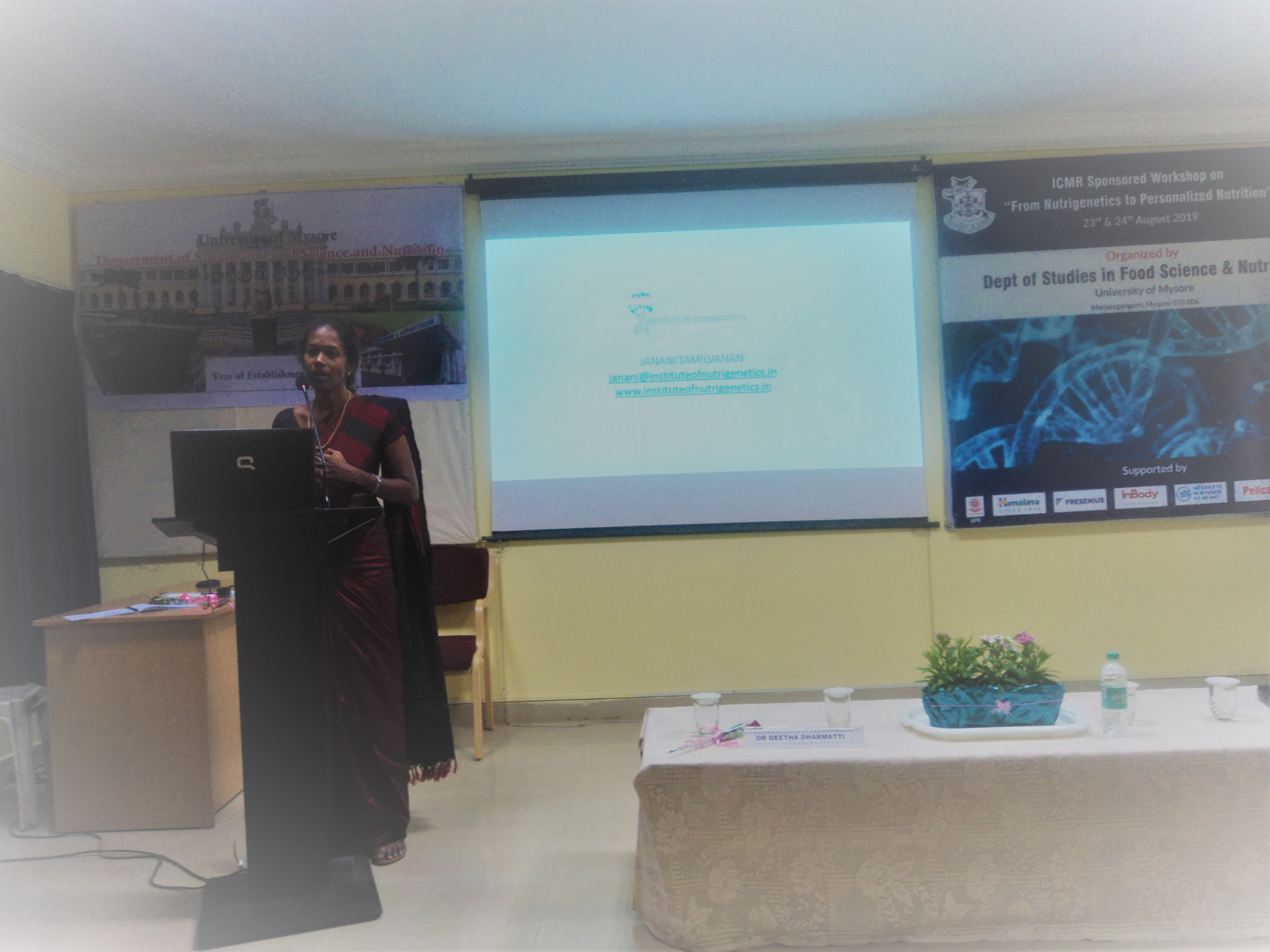 ICMR Sponsored Workshop on From Nutrigenetics to Personalised Nutrition
